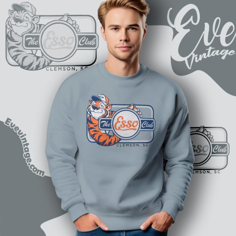 The Esso Club Clemson South Carolina Dive Bar Sweatshirt The Esso Club Clemson South Carolina Dive Bar Sweatshirt