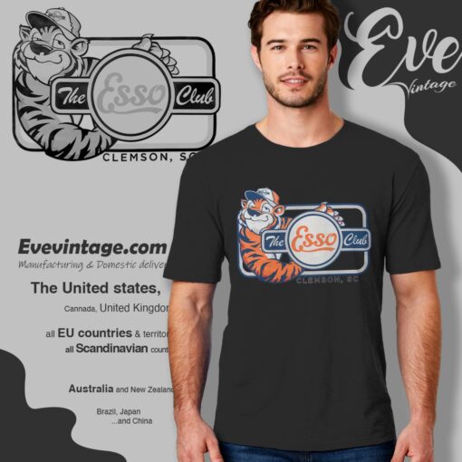 The Esso Club Shirt – Clemson South Carolina Dive Bar Tee