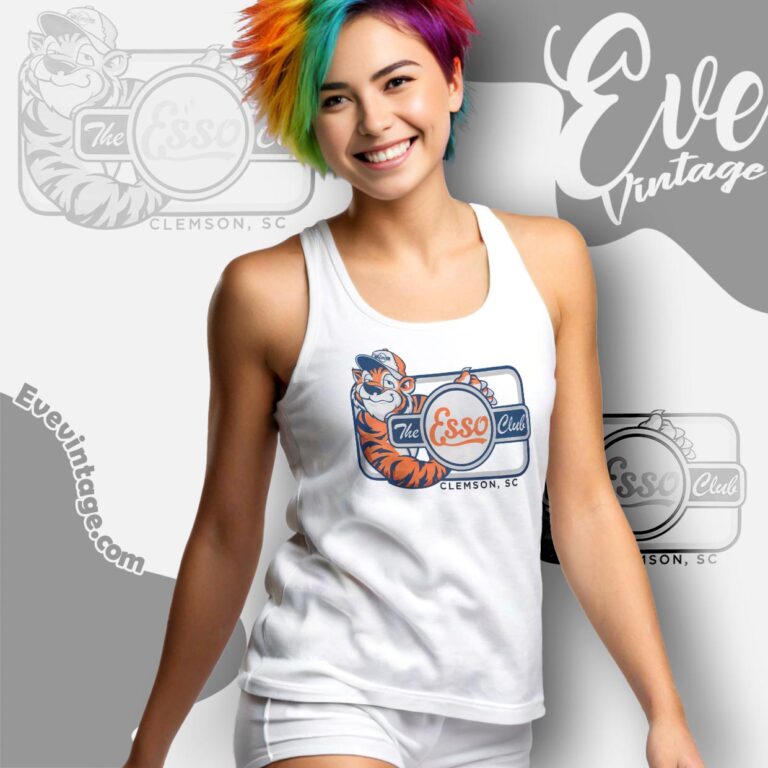 The Esso Club Clemson South Carolina Dive Bar Tank Top Racerback The Esso Club Clemson South Carolina Dive Bar Tank Top Racerback