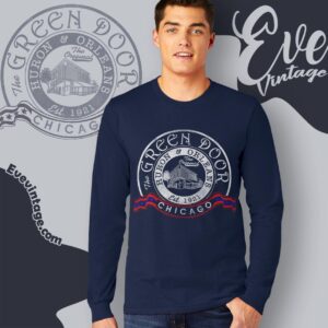 The Green Door Tavern Shirt Chicago Dive Bar Long Sleeve Tee