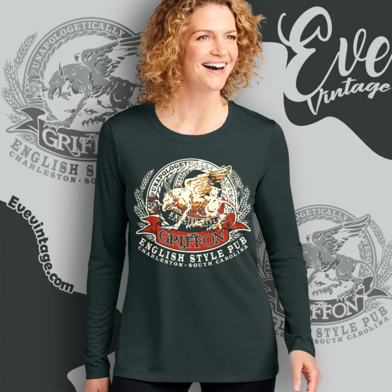 The Griffon Pub Shirt South Carolina Dive Bar Long Sleeve Tee The Griffon Pub Shirt South Carolina Dive Bar Long Sleeve Tee