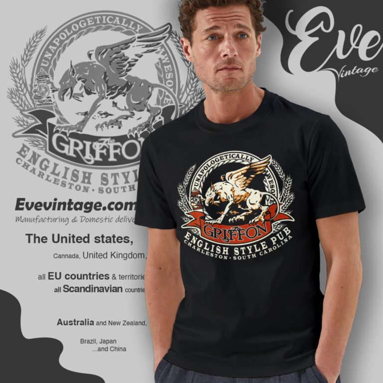 The Griffon Pub Shirt South Carolina Dive Bar T shirt The Griffon Pub Shirt South Carolina Dive Bar T shirt