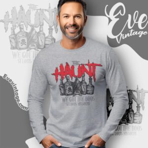 The Haunt Bar Shirt St Louis Missouri Dive Bar Long Sleeve Tee