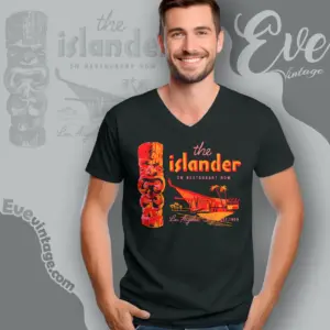 The Islander Shirt Los Angeles Tiki Bar V Neck TShirt