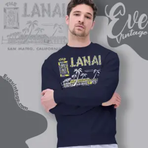 The Lanai Shirt San Mateo Tiki Bar Sweatshirt