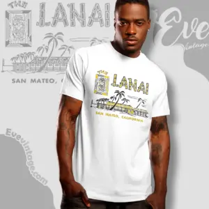 The Lanai Shirt San Mateo Tiki Bar T shirt