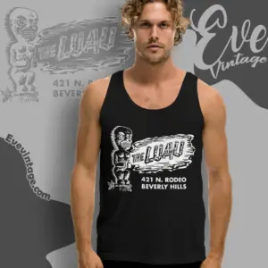 The Luau Shirt Beverly Hills Ca Tiki Bar Tank Top Racerback