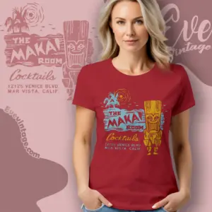 The Makai Room Shirt Los Angeles Tiki Bar Women T shirt