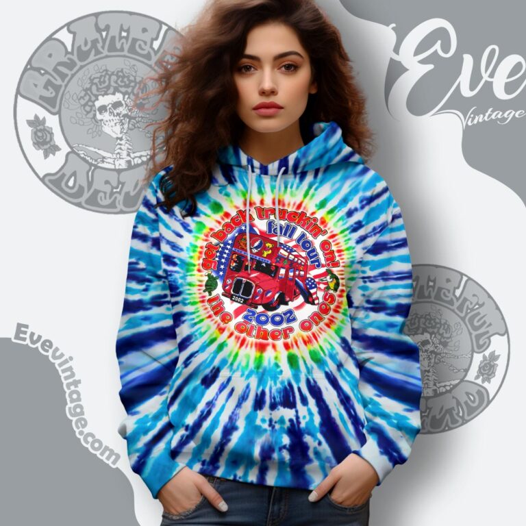 The Other Ones Fall Tour 2002 Grateful Dead Tie dye Hoodie The Other Ones Fall Tour 2002 Grateful Dead Tie dye Hoodie