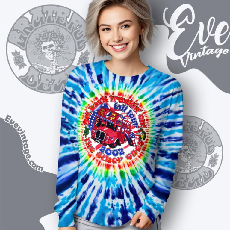 The Other Ones Fall Tour 2002 Grateful Dead Tie dye Long Sleeve Tee The Other Ones Fall Tour 2002 Grateful Dead Tie dye Long Sleeve Tee