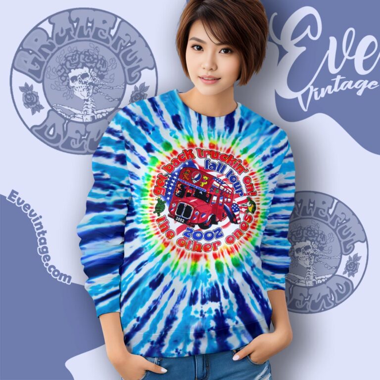 The Other Ones Fall Tour 2002 Grateful Dead Tie dye Sweatshirt The Other Ones Fall Tour 2002 Grateful Dead Tie dye Sweatshirt