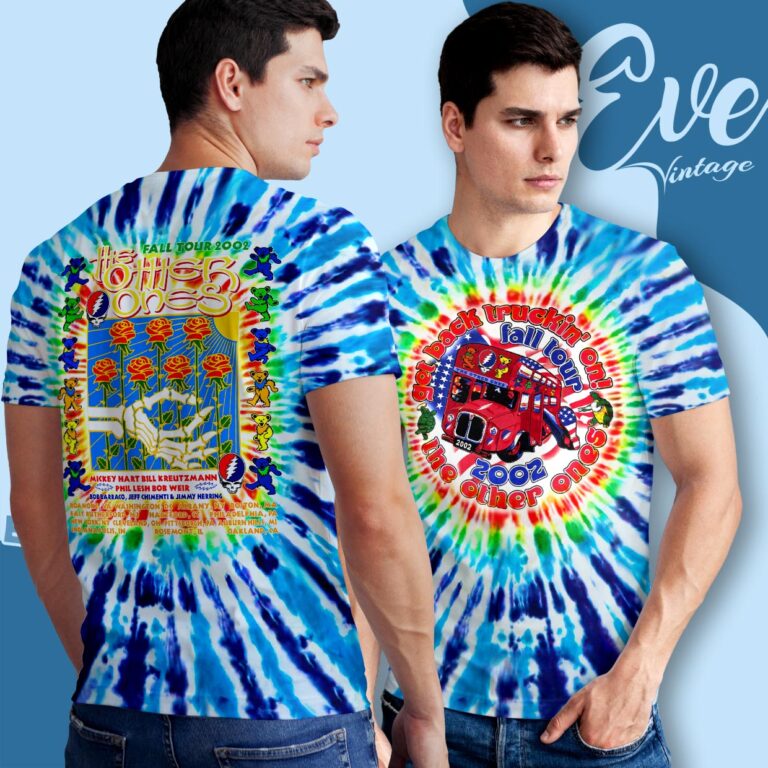 The Other Ones Fall Tour 2002 Grateful Dead Tie dye T shirt The Other Ones Fall Tour 2002 Grateful Dead Tie dye T shirt