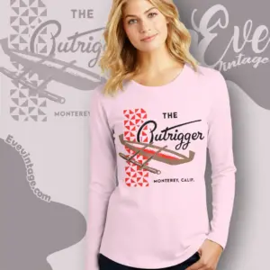The Outrigger Shirt Monterey Ca Tiki Bar Long Sleeve Tee
