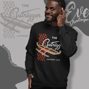 The Outrigger Shirt Monterey Ca Tiki Bar Sweatshirt