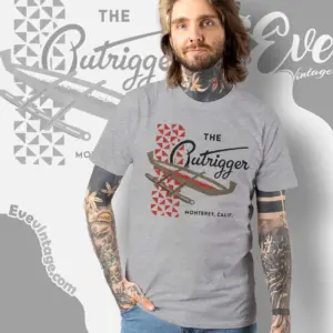 The Outrigger Shirt Monterey Ca Tiki Bar T shirt