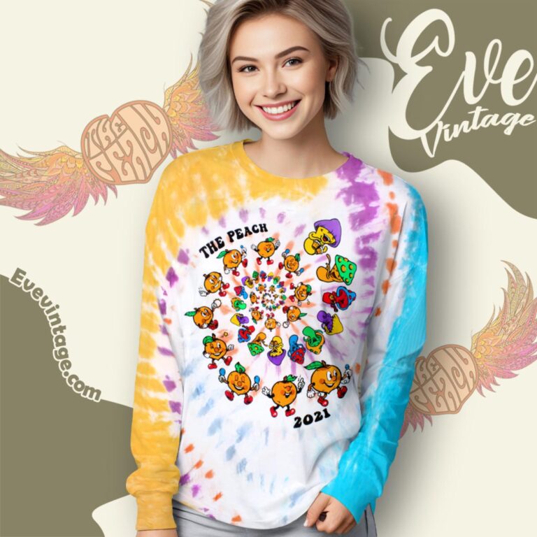 The Peach 2001 Shirt Montage Mountain Music Festival Long Sleeve Tee The Peach 2001 Shirt Montage Mountain Music Festival Long Sleeve Tee