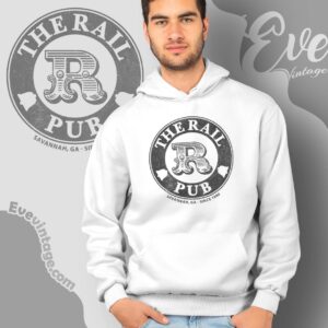 The Rail Pub Shirt Savannah Ga Dive Bar Hoodie