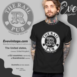 The Rail Pub Shirt Savannah Ga Dive Bar T shirt
