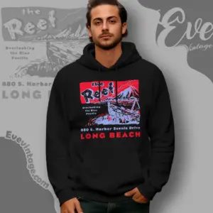 The Reef Shirt Long Beach Tiki Bar Hoodie
