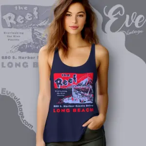 The Reef Shirt Long Beach Tiki Bar Tank Top Racerback