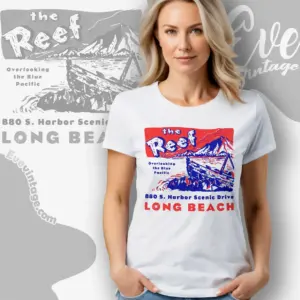 The Reef Shirt Long Beach Tiki Bar Women T shirt