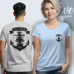 The Ship Tavern Shirt Portland Bar V neck Shirt