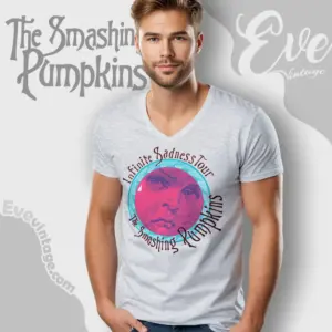 The Smashing Pumpkins Infinite Sadness Tour 96 97 V Neck TShirt