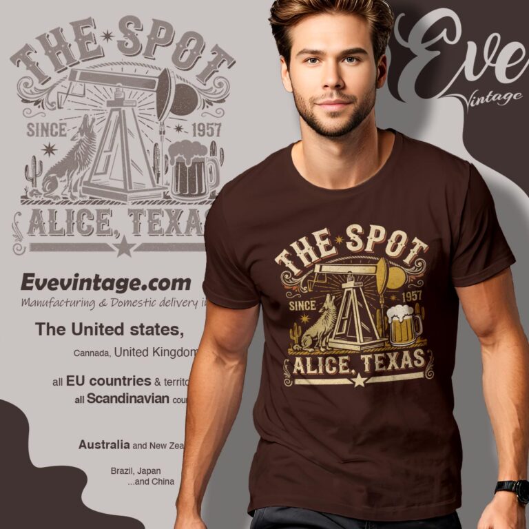 The Spot Bar Shirt Alice Texas Dive Bar Tee T shirt The Spot Bar Shirt Alice Texas Dive Bar Tee T shirt