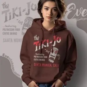The Tiki jo Shirt Santa Monica Ca Tiki Bar Hoodie