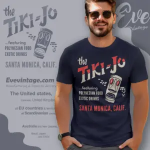 The Tiki jo Shirt Santa Monica Ca Tiki Bar T shirt