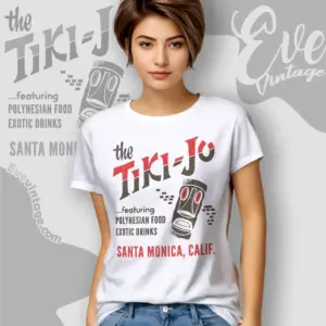 The Tiki jo Shirt Santa Monica Ca Tiki Bar Women T shirt