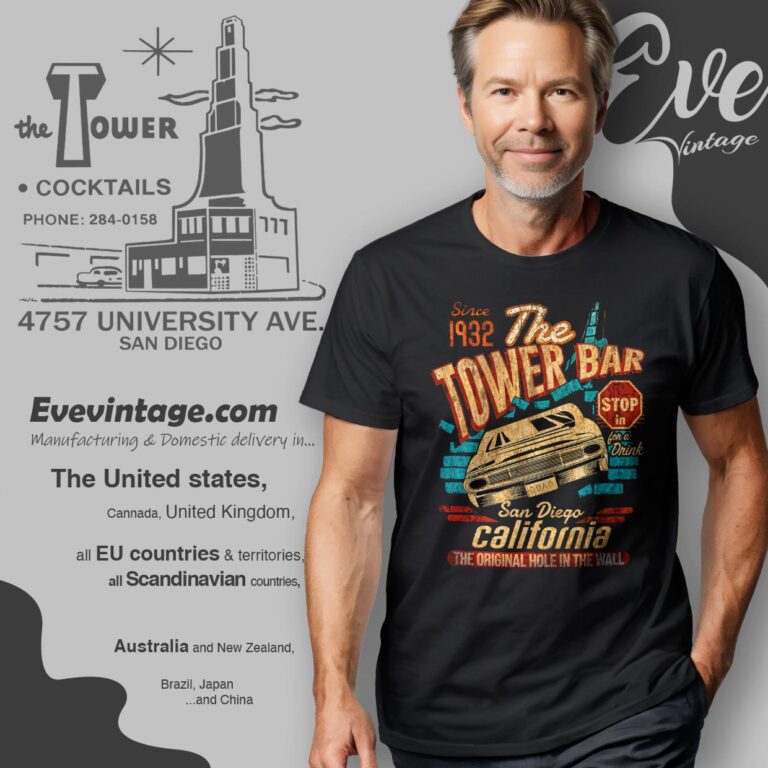 The Tower Bar Shirt The Original Hole In The Wall T shirt The Tower Bar Shirt The Original Hole In The Wall T shirt