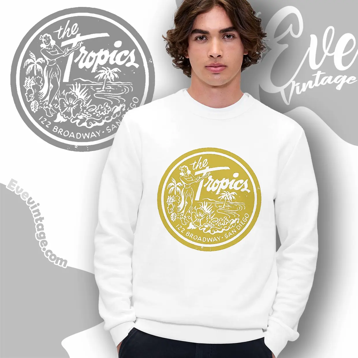 The Tropics Bar Shirt San Diego Ca Tiki Bar Sweatshirt The Tropics Bar Shirt San Diego Ca Tiki Bar Sweatshirt