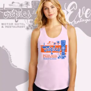 The Tropics Shirt Modesto Tiki Bar Tank Top Racerback