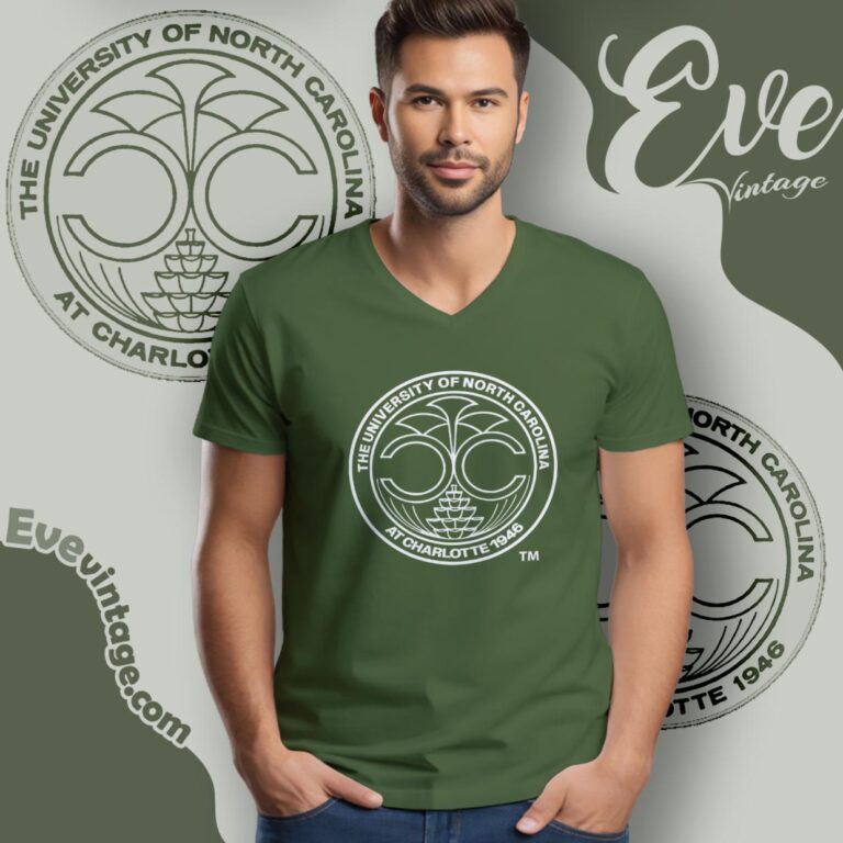 The University Of North Carolina At Charlotte Shirt V Neck TShirt The University Of North Carolina At Charlotte Shirt V Neck TShirt