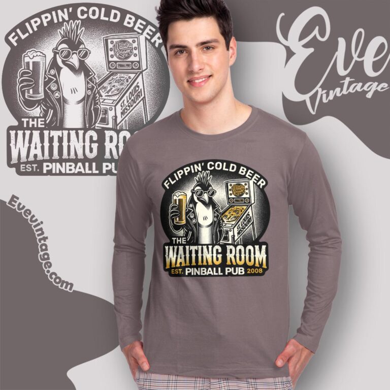 The Waiting Room Bar Shirt Missouri Dive Bar Tee Long Sleeve Tee The Waiting Room Bar Shirt Missouri Dive Bar Tee Long Sleeve Tee