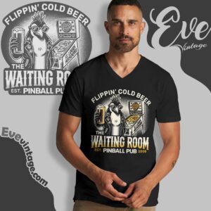 The Waiting Room Bar Shirt Missouri Dive Bar Tee V Neck TShirt