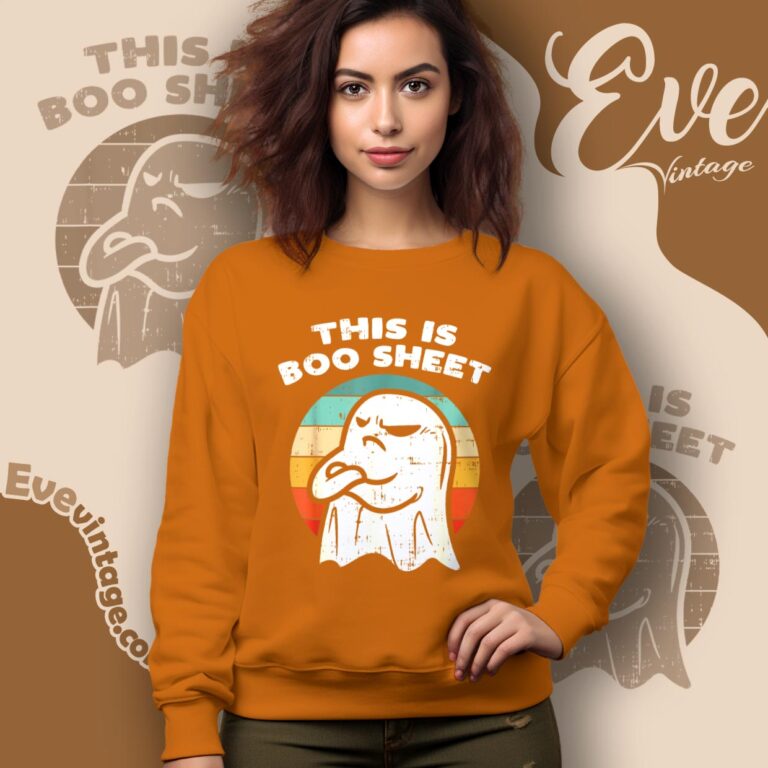 This Is Boo Sheet Ghost Retro Halloween Shirt Sweatshirt This Is Boo Sheet Ghost Retro Halloween Shirt Sweatshirt