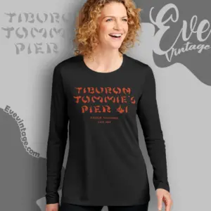 Tiburon Tommies Pier 41 Shirt Tiburon Ca Tiki Bar Long Sleeve Tee