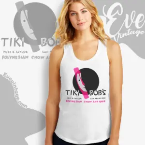Tiki Bobs Shirt San Francisco Tiki Bar Tank Top Racerback