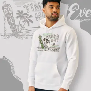 Tinys Hut Walnut Creek Tiki Bar Hoodie