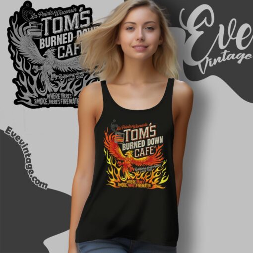 Tom’s Burned Down Cafe Shirt Wisconsin Dive Bar