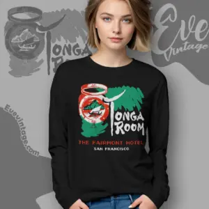 Tonga Room Shirt San Francisco Tiki Bar Long Sleeve Tee