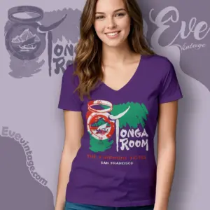 Tonga Room Shirt San Francisco Tiki Bar V Neck TShirt