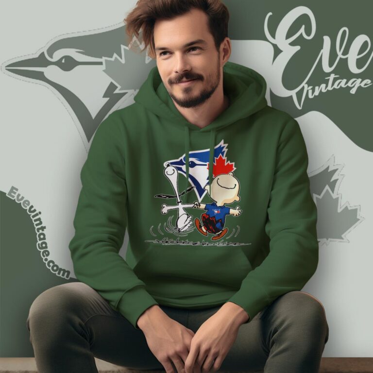 Toronto Blue Jays Charlie Brown Snoopy Happy Dancing Shirt Hoodie Toronto Blue Jays Charlie Brown Snoopy Happy Dancing Shirt Hoodie