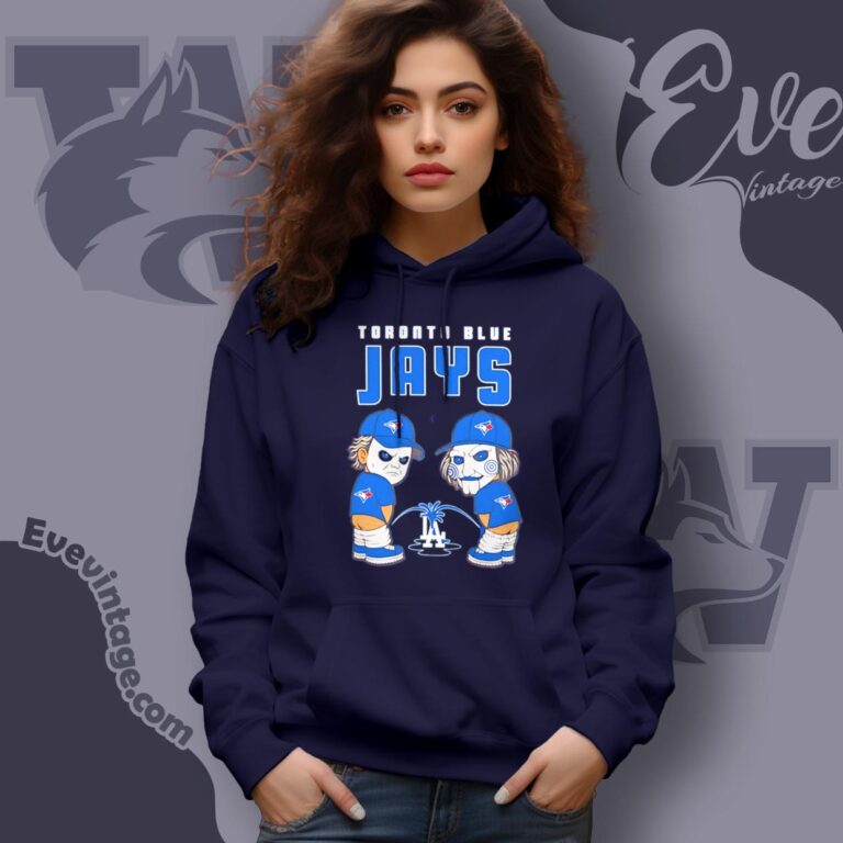 Toronto Blue Jays Peeing Los Angeles Dodgers Shirt Hoodie Toronto Blue Jays Peeing Los Angeles Dodgers Shirt Hoodie