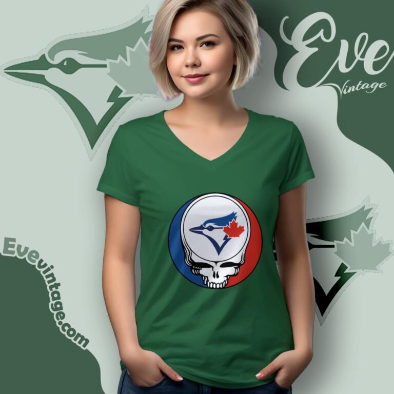 Toronto Blue Jays Steal Your Face Grateful Dead Shirt V Neck TShirt Toronto Blue Jays Steal Your Face Grateful Dead Shirt V Neck TShirt