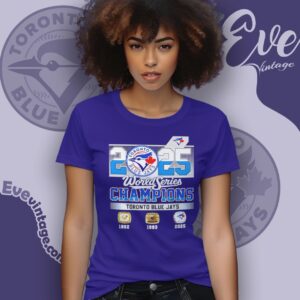 Toronto Blue Jays World Series Champions Shirt 3 Time Mascot Tee Women T shirt
