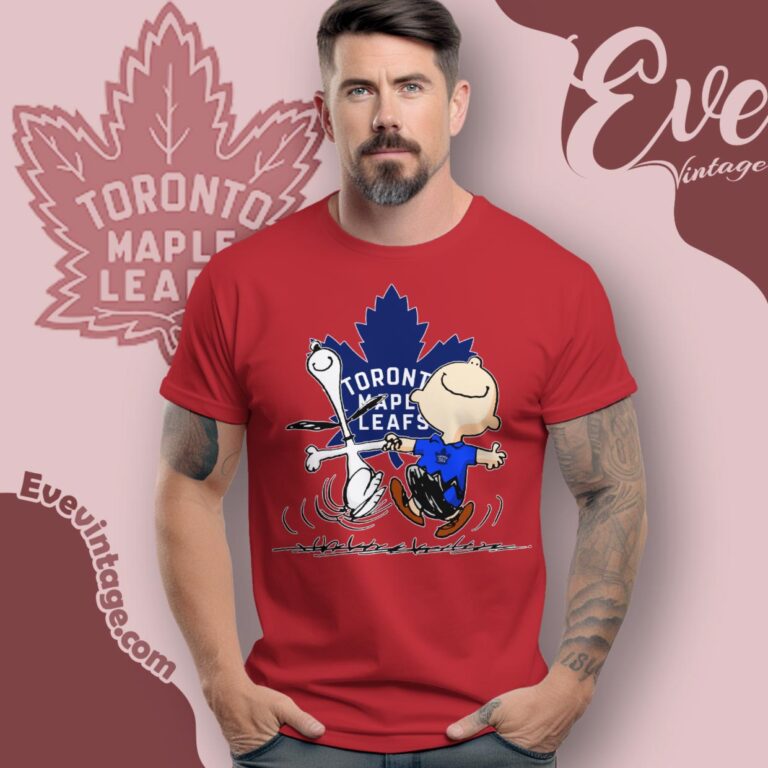 Toronto Maple Leafs Charlie Brown Snoopy Happy Dancing Shirt T Shirt Toronto Maple Leafs Charlie Brown Snoopy Happy Dancing Shirt T Shirt