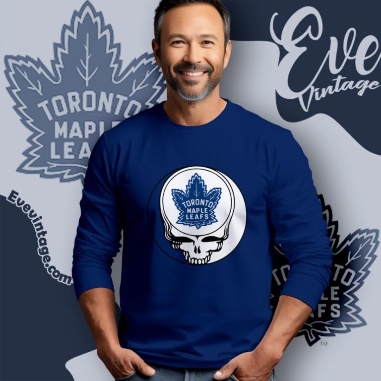 Toronto Maple Leafs Steal Your Face Grateful Dead Shirt Long Sleeve Tee Toronto Maple Leafs Steal Your Face Grateful Dead Shirt Long Sleeve Tee